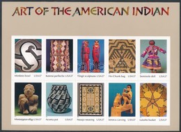 ** 2004 Indián Művészet Fólia ív Mi 3853-3862 - Altri & Non Classificati