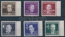 ** 1936 Feltalálók Sor Mi 632-637 - Sonstige & Ohne Zuordnung