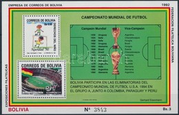 ** 1992 Labdarúgó-világkupa 1994 Blokk,
Football World Cup 1994 Block
Mi 198 - Andere & Zonder Classificatie