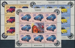 ** 2009 Autók Kisív Sor Mi 483-485 - Other & Unclassified