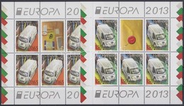 ** 2013 Europa CEPT Postai Járművek Kisívpár Mi 5092-5093 - Andere & Zonder Classificatie