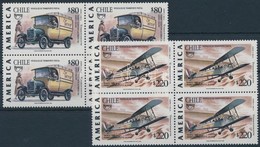 ** 1994 Közlekedés, Járművek Sor Négyestömbökben,
Transport Set In Blocks Of 4
Mi 1635-1636 - Other & Unclassified