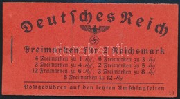 * 1933 Hindenburg Bélyegfüzet Betapadva - Andere & Zonder Classificatie