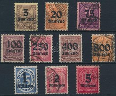 O 1923 Hivatalos Sor Mi 89-98 - Andere & Zonder Classificatie