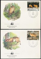 1985 WWF: Bóbitásantilop Sor 4 Db FDC-n Mi 881-884 - Other & Unclassified