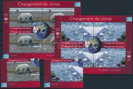 ** 2008 Éghajlatváltozás Blokksor Mi 24-25 + Blokkból Kitépett 2 ívsarki Bélyeg Mi 607, 611 - Autres & Non Classés