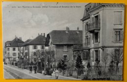 9164 - Les Verrières Hôtel Terminus Et Avenue De La Gare - Les Verrières