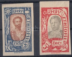 ** 1919 Mi 68 + 77 Vágott / Imperforate - Otros & Sin Clasificación