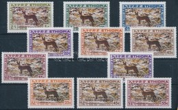 ** 1987-1988 Forgalmi, Róka Sor és Felülnyomott Változat Mi 1264-1270, 1316-1319 - Other & Unclassified