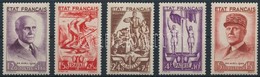 ** 1943 Petain Mi 589 - 593 - Other & Unclassified