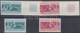 ** 1974 100 éves Az UPU Fogazott Vágott Sor Mi 537-538 - Other & Unclassified