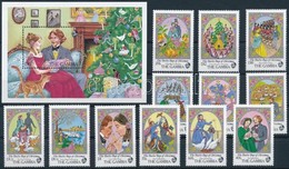 ** 1987 Karácsony Sor + Blokk,
Christmas Set + Block
Mi 711-722 + Mi 39 - Altri & Non Classificati