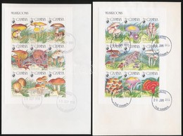 1994 Gomba Kisívsor Mi 1964-1981 + Blokksor Mi 239-240 4 Db FDC-n - Altri & Non Classificati