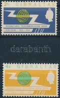 ** 1965 100 éves A Nemzetközi Távközlési Unió Sor Mi 169-170 (169 Fordított Vízjel / Inverted Watermark) - Sonstige & Ohne Zuordnung