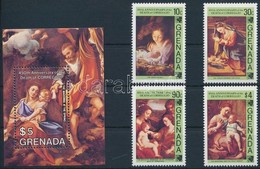 ** 1984 Karácsony Sor + Blokk,
Christmas Set + Block
Mi 1312-1315 + Mi 129 - Altri & Non Classificati