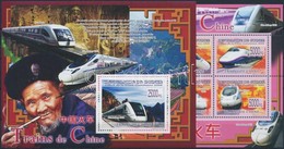 ** 2008 Kínai Vonatok Kisív Mi 6053-6058 + Blokk Mi 1615 - Sonstige & Ohne Zuordnung