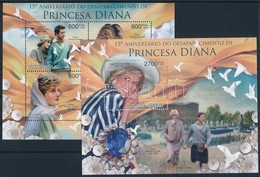 ** 2012 Diana Hercegnő Halálának 15. évfordulója Kisív Mi 6168-6171 + Blokk 1093 - Andere & Zonder Classificatie