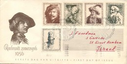 1956 Rembrandt Sor FDC-n Mi 672-676 - Sonstige & Ohne Zuordnung