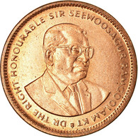 Monnaie, Mauritius, 5 Cents, 1987, SUP, Copper Plated Steel, KM:52 - Mauritius