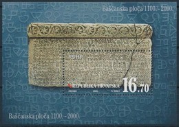 ** 2000 Baska Táblája Blokk,
Blackboard Of Baska Block
Mi 17 - Altri & Non Classificati