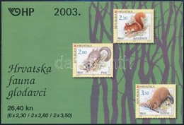 ** 2003 Rágcsálók Bélyegfüzet,
Native Rodents Stamp-booklet
Mi MH 9 - Altri & Non Classificati