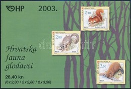 ** 2003 Rágcsálók Bélyegfüzet,
Native Rodents Stamp-booklet
Mi MH 9 - Otros & Sin Clasificación