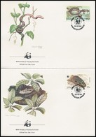 1984 WWF: Boa Sor Mi 591 I-594 I 4 Db FDC-n - Otros & Sin Clasificación