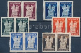 ** 1945 A Népköztársaság Kikiáltása Sor I és II Típusú Párokban Mi 486-491 I-II - Other & Unclassified