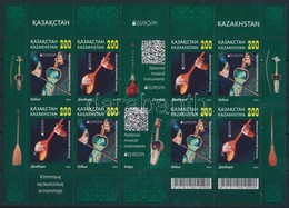 ** 2015 Europa CEPT, Népi Hangszerek Kisív Mi 880-881 - Otros & Sin Clasificación