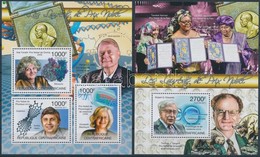 ** 2011 Nobel-díjasok Kisív Mi 3124-3126 + Blokk Mi 739 - Other & Unclassified