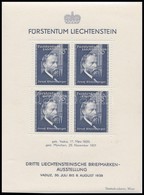 ** 1938 Josef Rheinberger Születésnapjának 100. évfordulója Blokk Mi 3 (EUR 80.00) - Other & Unclassified