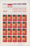 ** 1968 Forgalmi: Védőszentek Kisívek Ugyanabból A Kisívsorból Mi 486 + 489-490 + 492-493 - Sonstige & Ohne Zuordnung