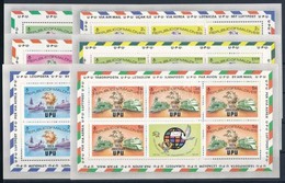 ** 1974 100 éves Az UPU Kisívsor Mi 514-519 C - Other & Unclassified