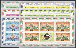 ** 1974 100 éves Az UPU Kisívsor Mi 514-519 C - Other & Unclassified