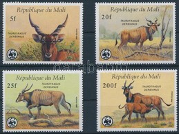 ** 1986 WWF Óriás Jávorantilop Sor,
WWF Giant Eland Set
Mi 1078-1081 - Andere & Zonder Classificatie