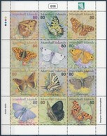 ** 2002 Lepkék Kisív Mi 1570-1581 - Andere & Zonder Classificatie