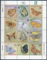 ** 2002 Lepkék Kisív Mi 1570-1581 - Andere & Zonder Classificatie