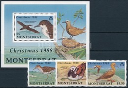 ** 1988 Karácsony Sor + Blokk,
Christmas Set + Block
Mi 731-733 + Mi 50 - Altri & Non Classificati