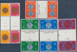 ** 1980-1981 Érmék 6 ívközéprészes Pár Mi 199-203 + 222 - Other & Unclassified