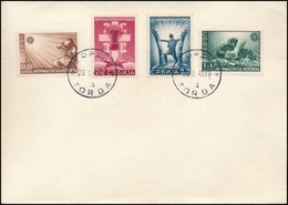 Szerbia 1942 Kiállítás Sor Mi 58-61 FDC-n - Sonstige & Ohne Zuordnung