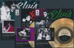 ** 2012 Elvis Presley 3 Klf Blokk Mi 316-318 - Altri & Non Classificati