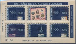** 1980 Nyári Olimpiai Játékok, Moszkva Blokk Mi 125 - Altri & Non Classificati