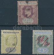 O Észak-Nigéria 1902 Mi 13 + 16-17 (Mi 17 Kézzel érvénytelenített) - Sonstige & Ohne Zuordnung