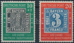 ** 1949 100 éves A Német Bélyeg 2 érték Mi 113-114 - Sonstige & Ohne Zuordnung