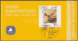 ** 1996 Sporthilfe: 100 éves Az Újkori Olimpia 3 Db Bélyegfüzet 1-1 Hatostömbbel Mi 1861-1863 - Otros & Sin Clasificación