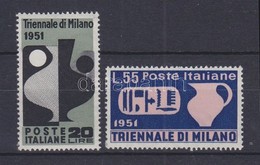 ** 1951 Milánói Triennálé Sor Mi 839-840 - Autres & Non Classés