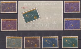 ** 1962 Naprendszer Sor Mi 1134-1141 + Blokk 32 - Other & Unclassified