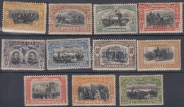 * 1906 Jubileum Sor Mi 187-196 + 192 F (foghibák) - Other & Unclassified