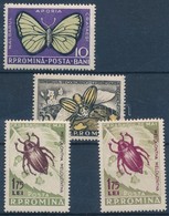 ** 1956 Káros Rovarok Sor Mi 1586-1588 (1588a-b) - Otros & Sin Clasificación