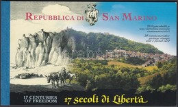 ** 2000 San Marino 1700 éves Bélyegfüzet MH 6 (Mi 1909-1928) - Altri & Non Classificati